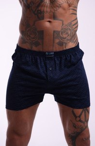 Calzoncillos Bóxer de Algodón Azul Marino para Hombre, Transpirables, Elásticos, Deportivos, Cómodos, Ropa Interior Masculina, Suministro Directo de Fábrica - Product Image 3