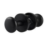 Serrure de porte sphérique minimaliste moderne à bouton unique pour chambre à coucher intérieure