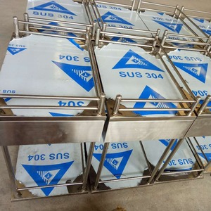 Little Babi Stainless Steel Medical <b>Cart</b> SLV-C4006 With Drawer And Bucket <b>For</b> Hospital Use - Product Image 2