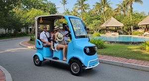 Scooter électrique de haute qualité, vente directe d'usine, 60V, quatre roues, quadricycle électrique de loisirs avec toit pour adultes - Product Image 4