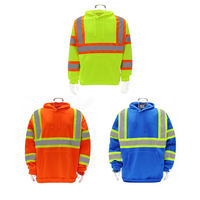 Sudadera Reflectante de Alta Visibilidad Personalizable con Capucha, ANSI Clase 3 ENISO 20471 Clase 3