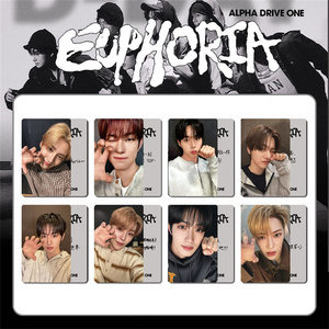 Set de 8 Tarjetas Selfie del Primer Álbum <span class=keywords><strong>Euphoria</strong></span> de Kpop ALD1, Sangwon, Anxin, Leo, Xinlong, Geonwoo, Photocard Alpha Drive One, Colección para Fans - Product Image 6