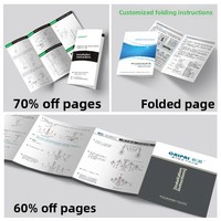 Manuels, livrets d'instructions, brochures, prospectus imprimés, dépliants pliés, feuillets agrafés, brochures à reliure piquée, imprimés sur papier