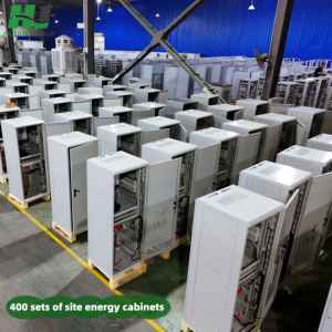 สถานีผลิตพลังงานแสงอาทิตย์ HJ 40KWh พร้อมระบบกักเก็บพลังงาน รุ่น HJ-Z06-10O สำหรับเสาโทรคมนาคม ให้พลังงานแบบไฮบริดไมโครกริด - Product Image 1