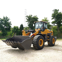 Struktur Kokoh Beban Terukur 5,5 Ton dengan Traksi Kuat 175kn dan Kemampuan Melalui Lereng Terjal Wheel Loader Front End Loader