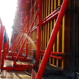 Système de coffrage cantilever CONSO pour la construction de murs de corps et de piliers de ponts en hauteur, haute résistance, réutilisable - Product Image 2