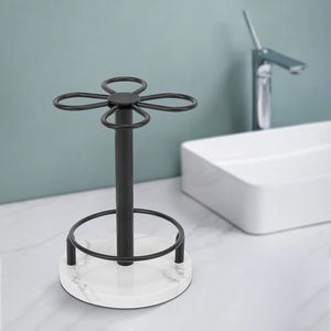 Toothbrush Holder with Marble Base for Bathroom Multifunctional Toothbrush Organizer - Product Image 2