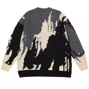 2025 mode tendance hommes à manches longues col rond pull personnalisé décontracté pull en tricot avec motif décoration pour la saison d'automne - Product Image 2