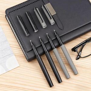 High End Black and Gray Metal Ballpoint <b>Pen</b> with logo Business Signature Metal <b>Pen</b> Black Custom <b>Pens</b> Suitable for Office Work - Product Image 2