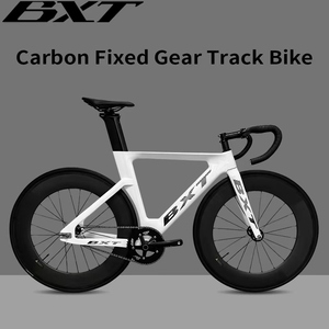 Cadre de vélo de piste en fibre de carbone BXT, vitesse unique, route, 700C, taille 700C*49/51/54/57/60cm, BXT-045, pour vélo de course/piste - Product Image 6