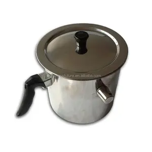 Beekeeping Equipment Stainless Steel Beeswax Melting Pot With Lid 3L Wax Boiler Cup