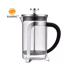 Jarra de vidrio resistente al calor de 350 ml, filtro de malla de acero inoxidable, tetera, tetera, Mini <span class=keywords><strong>prensa</strong></span> de café <span class=keywords><strong>francesa</strong></span> - Product Image 1