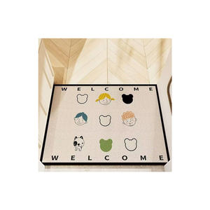 Jiaozhiyuan - Tapete de PVC con diseño de perro de dibujos animados, rectangular, antideslizante, para la entrada de la casa, con diseño novedoso, fácil de limpiar - Product Image 5