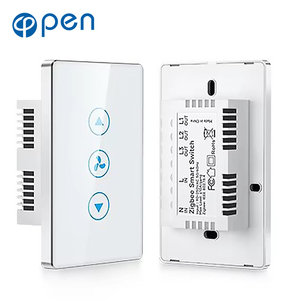 Wifi điều khiển từ xa tương thích với amanzon Alexa và Google Home tường cảm ứng Fan chuyển đổi - Product Image 2