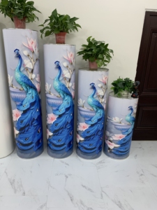 リビングルーム回転靴キャビネット売れ筋PVC靴ラックミラーと脱臭機能付き - Product Image 2