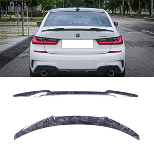 Original for 3 Series G20 G28&M3 G80 M4 Style Forged Carbon Fiber Non Perforated Rear Spoiler Trunk 2018-2023 Carbon Fiber - Product Image 1