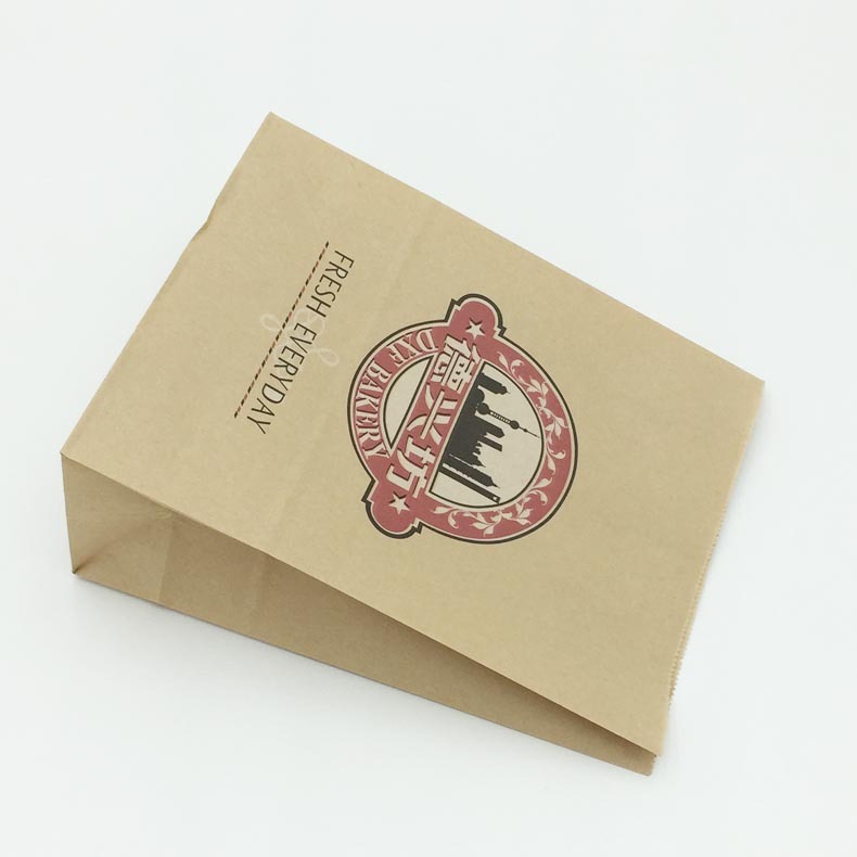 Biodegradable Popcorn Package Bag Brown White