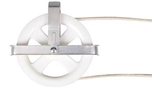 Polea de rueda de nylon, <span class=keywords><strong>tendedero</strong></span> de acero, polea de 5" - Product Image 6