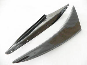 De fibra de carbono piezas del coche para la evolución 6 parachoques delantero Canard - Product Image 4