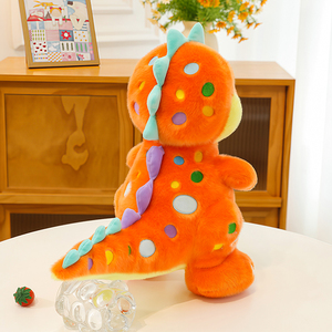 Peluche <span class=keywords><strong>Dinosaure</strong></span> Kawaii Coloré à Pois en Gros – Décoration Maison, Cadeau de Fêtes pour Boutique, Jouet Compagnon pour Enfants - Product Image 3