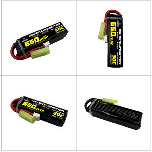 PONFLY 3S 11.1V 30C 650mAh Airsoft Lipo batteria Stick con Mini connettore Tamiya per giocattolo Airsoft - Product Image 6