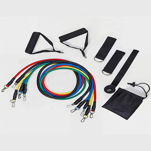 Sports Home Gym Fitness Body Stretching <b>Band</b> Exercise Yoga Loops Pull up Resistance <b>Bands</b> Training 11 Piece Resistance <b>Bands</b> - Product Image 1