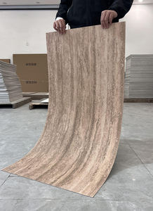 Di fascia alta 3D stampato flessibile travertino romano struttura <span class=keywords><strong>in</strong></span> <span class=keywords><strong>pietra</strong></span> pieghevole leggero di grandi dimensioni 1200*2400 rivestimento murale <span class=keywords><strong>per</strong></span> esterno - Product Image 6