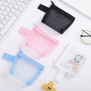 Estuche Creativo y Adorable KE'mu para Lápices, Semi-Transparente, con Cierre de Cremallera, para Niños y Niñas, con Malla, para Regalo, 21*9 cm - Product Image 3