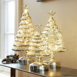 Décorations d'arbre <span class=keywords><strong>de</strong></span> <span class=keywords><strong>Noël</strong></span> rotatives <span class=keywords><strong>de</strong></span> luxe décoration <span class=keywords><strong>de</strong></span> <span class=keywords><strong>table</strong></span> d'arbre <span class=keywords><strong>de</strong></span> <span class=keywords><strong>Noël</strong></span> en verre led artificiel écologique - Product Image 5