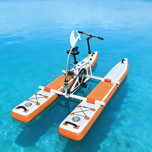 Nouveau design de vélo aquatique pour adultes, pédale en PVC gonflable de haute qualité, vélo simple, équipement de loisirs, bateaux à pédales aquatiques à vendre - Product Image 1