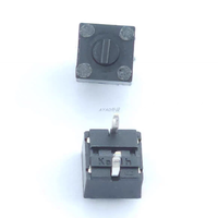 Micro-interrupteur Kailh Square Silent 5.2, coque noire, durée de vie de 10 millions de cycles, 2 broches, compatible avec le commutateur à clé central GPW