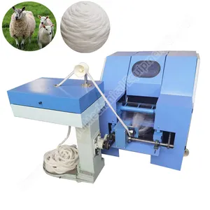 Sheep wool spinning yarn mill machine carding machine fiber wool and fiber carding machine