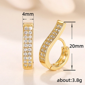 Orecchini Rotondi Cavi per Donne, Accessorio Semplice per Uso Quotidiano, Gioiello di Moda per Outfit - Product Image 3