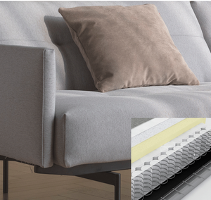 Mobilier éthiopien moderne Leer Offre Spéciale inclinable <span class=keywords><strong>Salon</strong></span> canapé-lit ensemble doux pliant Chesterfield pour chambre à coucher hôtel salles à manger - Product Image 5
