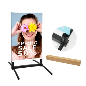 LingTong Nhôm Đôi Bên Một Khung Áp Phích Ngoài Trời Lật Biểu Đồ Giá Vẽ Bảng Trắng Đứng Cho Bảng Quảng Cáo - Product Image 6