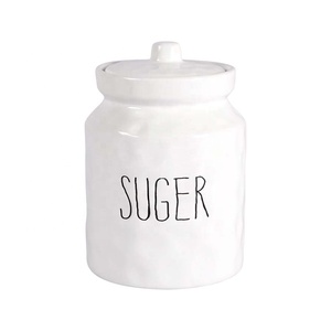 หม้อสุญญากาศพร้อมฝาปิดเซรามิก,หม้อเก็บของเซรามิกสำหรับชากาแฟถั่ว - Product Image 4