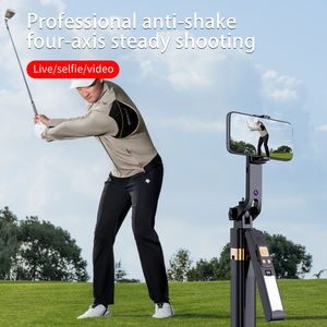 Bâton à <span class=keywords><strong>selfie</strong></span> original avec suivi du visage à 360 °, cardan de suivi de rotation à hauteur étendue de 180cm avec poignée de lumière de remplissage CL12 - Product Image 3