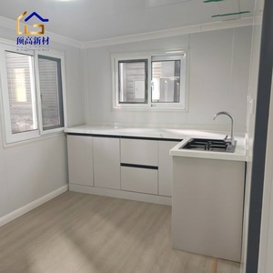 Nhà CONTAINER đúc sẵn có thể gập lại và di động phù hợp để lắp ráp nhanh chóng các ký túc xá trại, khách sạn và Túp lều ăn uống. - Product Image 4