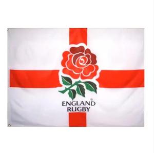 Bandera de Rugby de Inglaterra 3x5 pies, Poliéster 100D, Bandera del Condado de Staffordshire con Dos Ojales Metálicos - Resistente a la Decoloración - Colores Vivos - Product Image 1