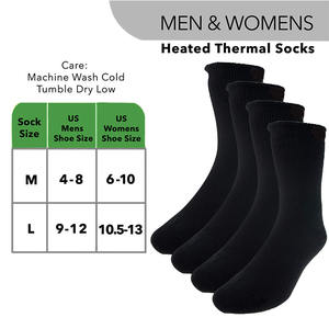 Chaussettes de <span class=keywords><strong>ski</strong></span> chauffantes chaudes et épaisses pour femmes et hommes, évacuant l'humidité - Product Image 2