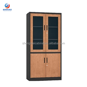 Armoire de classement en acier robuste moderne, pliable, avec étagères réglables, organisateur de rangement pour bureau, école, extérieur, cuisine, salle de sport, entrepôt - Product Image 6