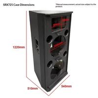 Kabinet Speaker Neodymium Dual 15-Inch SRX725 OEM, Kayu Lapis Birch, Enclosure MDF, Sistem Suara PA Panggung Profesional Guangdong