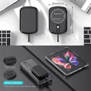 เคสแบตเตอรี่สำรอง 10000mAh สำหรับ Samsung Galaxy <span class=keywords><strong>Z</strong></span> <span class=keywords><strong>Fold</strong></span> <span class=keywords><strong>3</strong></span> 4 พร้อมที่ชาร์จในตัว สำหรับ Samsung <span class=keywords><strong>Z</strong></span> <span class=keywords><strong>Fold</strong></span> <span class=keywords><strong>3</strong></span> - Product Image 3