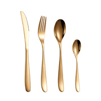 Vaisselle de mariage, ensemble cuillère et fourchette, couverts en acier inoxydable, ensemble de couverts avec boîte