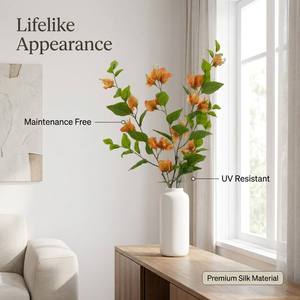 Factory Wholesale Artificial Bougainvillea Artificial <b>Flower</b> Indoor Living Room Decoration <b>Flower</b> Wedding Party Birthday <b>Flower</b> - Product Image 4