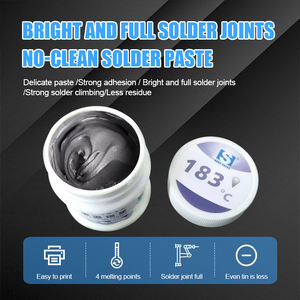 Pâte à souder BGA à l'étain à 183 degrés, 50g, sans plomb, <span class=keywords><strong>pour</strong></span> réparation de carte mère de téléphone portable, ligne volante en acier, réparation de <span class=keywords><strong>soudure</strong></span> de téléphone - Product Image 3