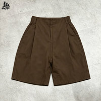 Shorts Homme Tendance Essentiels de la Mode, Coupe Ample, Taille Plissée, Jambe Large, Imperméables, Écologiques, Tissés, Sportifs, Vente en Gros OEM