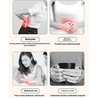 L'usine vend directement un coussin chauffant pour crampes menstruelles avec film chauffant PI réchauffant l'utérus et la taille pour les filles