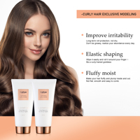 Maxcare OEM ODM Produits de soin des cheveux bouclés biologiques pour femmes, marque privée personnalisée, crème coiffante pour rehausser les boucles avec kératine
