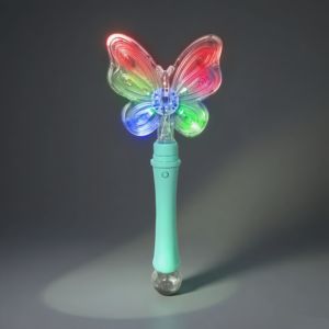 Bướm nhựa nhấp nháy Cây Đũa phép trẻ em bên ánh sáng lên dùi cui mùa xuân Fling Đảng Cây Đũa phép dẫn Cổ Tích Cây Đũa phép - Product Image 1